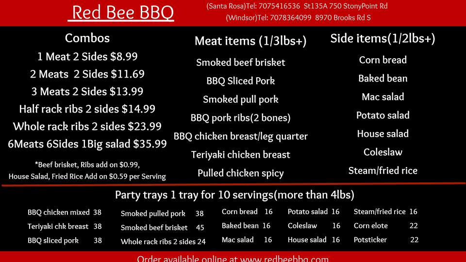 Menu Red Bee Bbq-6